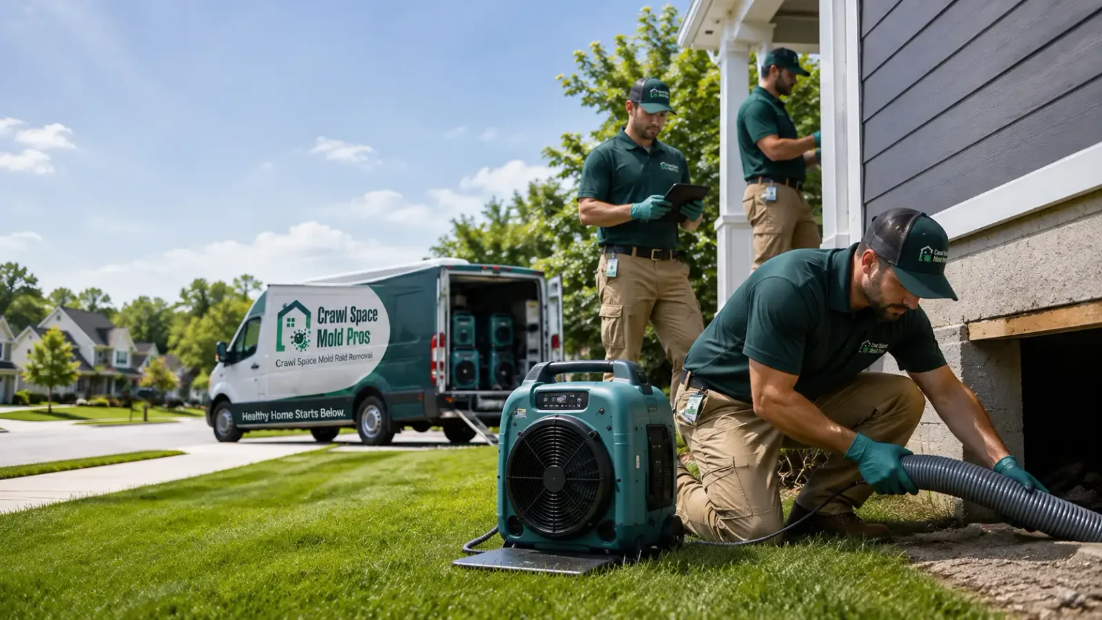 Crawl Space Mold Removal in Elma, WA